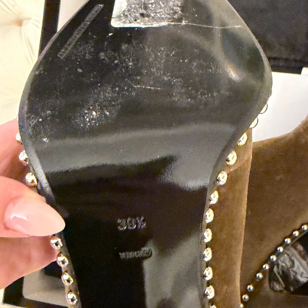 ‼️SALE‼️ Alexander Wang Studded Suede Ankle Boots - Picture 5 of 8